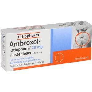 AMBROXOL-ratiopharm 30 mg Hustenlöser Tabletten