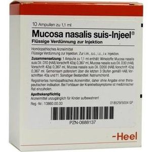 MUCOSA nasalis suis Injeel Ampullen