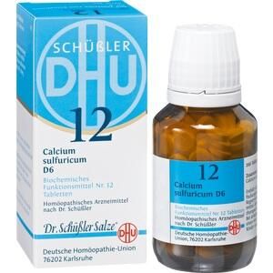 BIOCHEMIE DHU 12 Calcium sulfuricum D 6 Tabletten