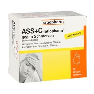 ASS + C-ratiopharm gegen Schmerzen Brausetabletten