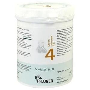 BIOCHEMIE Pflüger 4 Kalium chloratum D 6 Tabletten