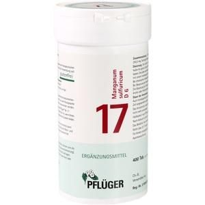 BIOCHEMIE Pflüger 17 Manganum sulfuricum D 6 Tabl.