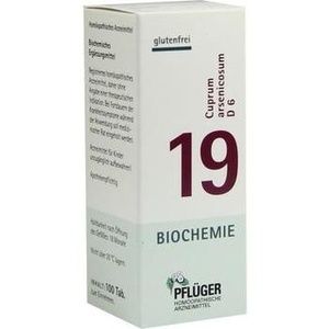 BIOCHEMIE Pflüger 19 Cuprum arsenicosum D 6 Tabl.