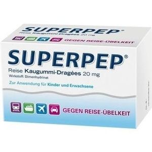 SUPERPEP Reise Kaugummi Dragees 20 mg