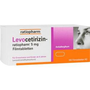 LEVOCETIRIZIN-ratiopharm 5 mg Filmtabletten