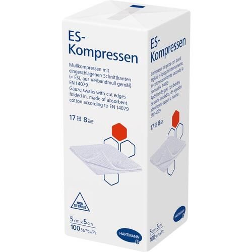 ES-KOMPRESSEN unsteril 5x5 cm 8fach