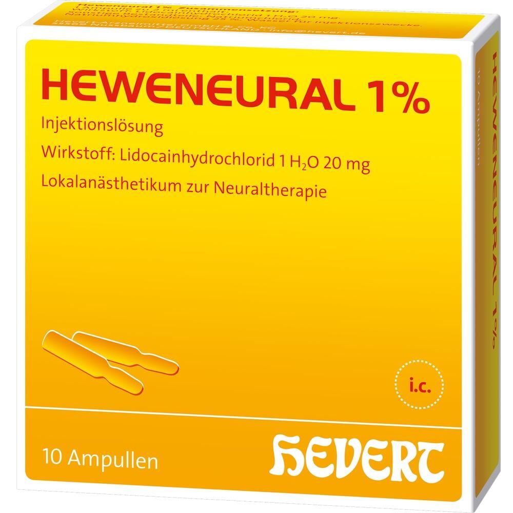 HEWENEURAL 1% Injektionslösung Ampullen