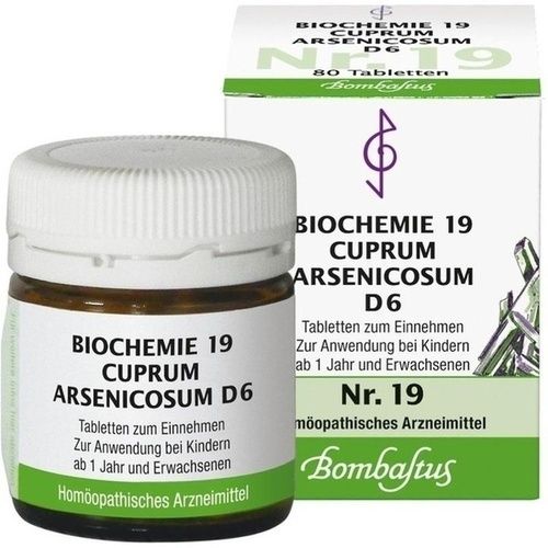 BIOCHEMIE 19 Cuprum arsenicosum D 6 Tabletten