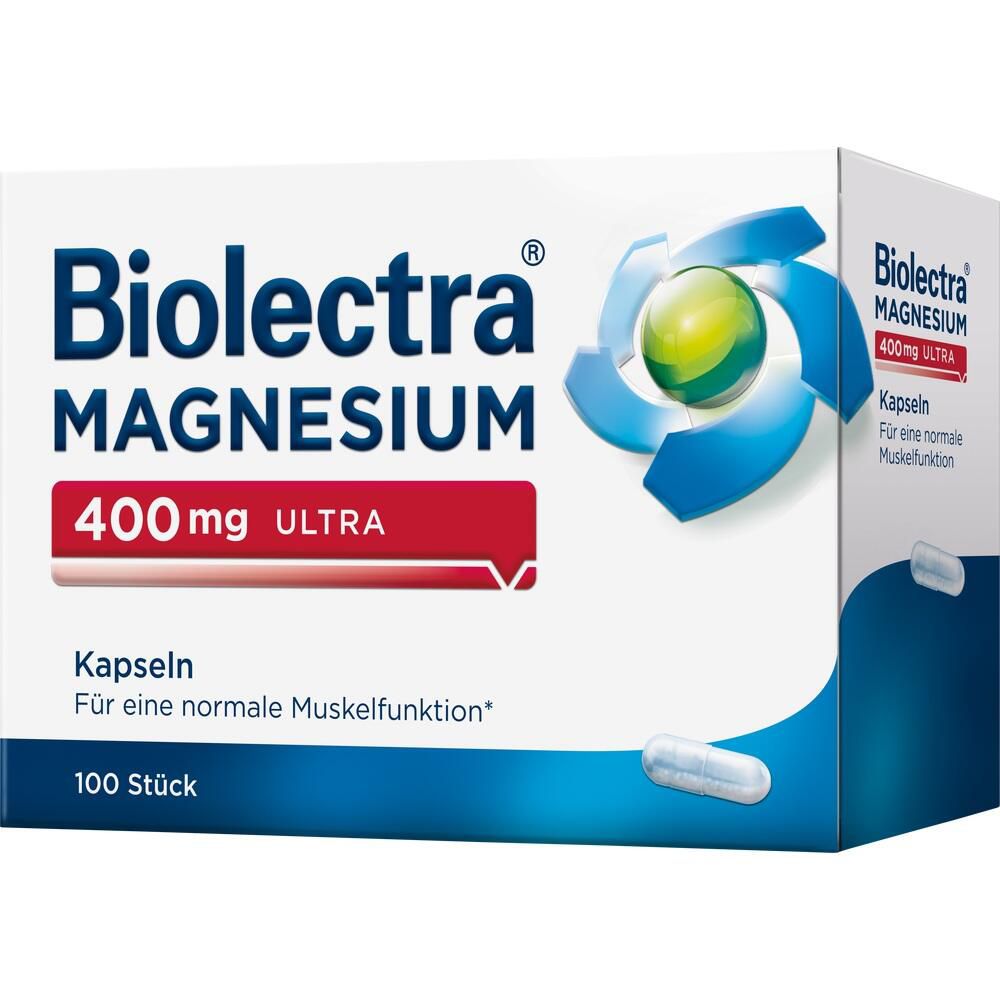 BIOLECTRA Magnesium 400 mg ultra Kapseln